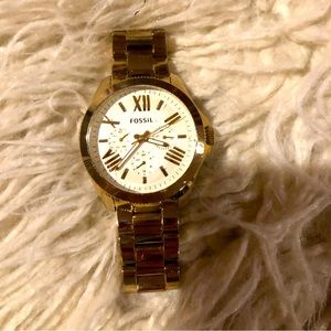 FOSSIL-Gold Watch🕺